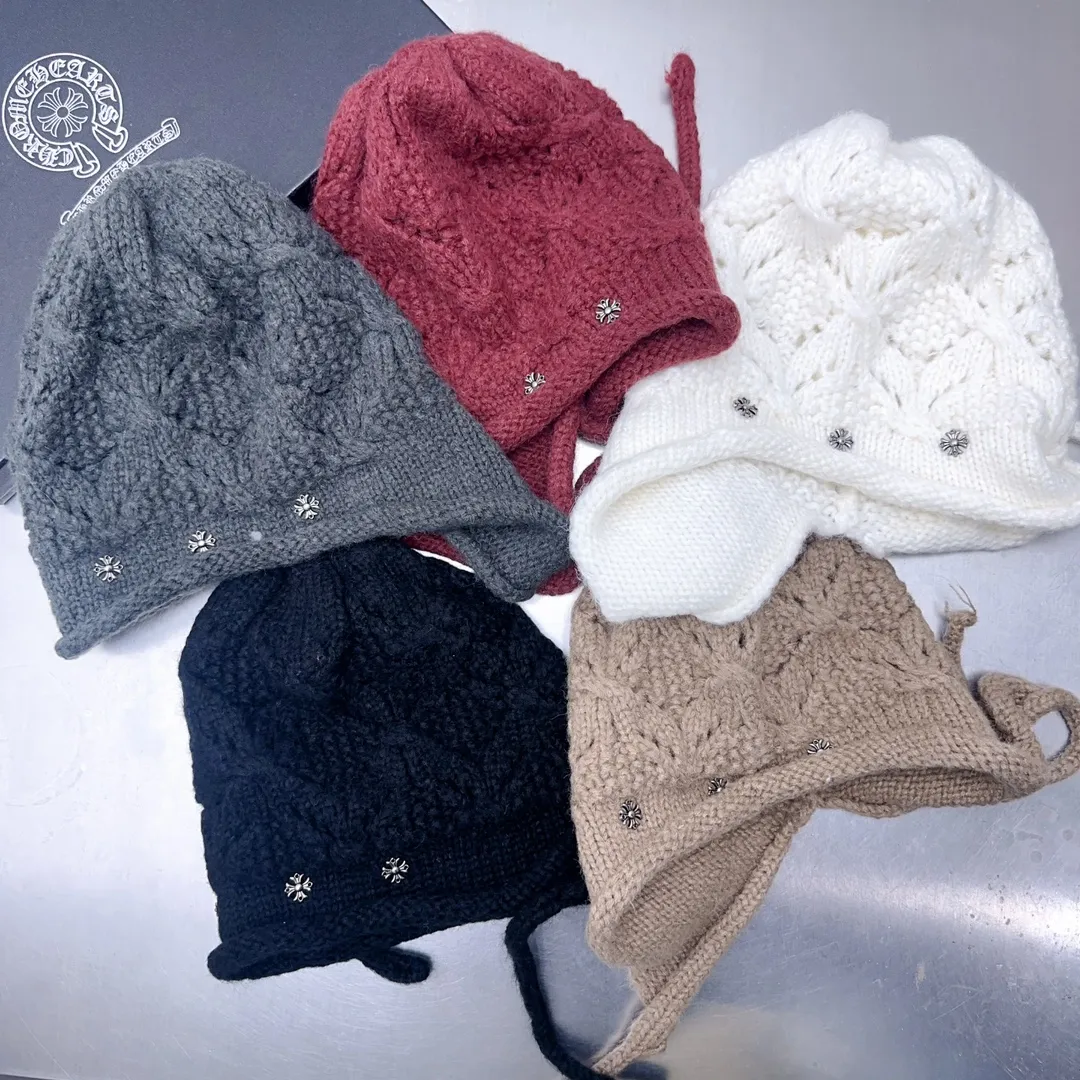 Croix heart thunder hat knitted hat